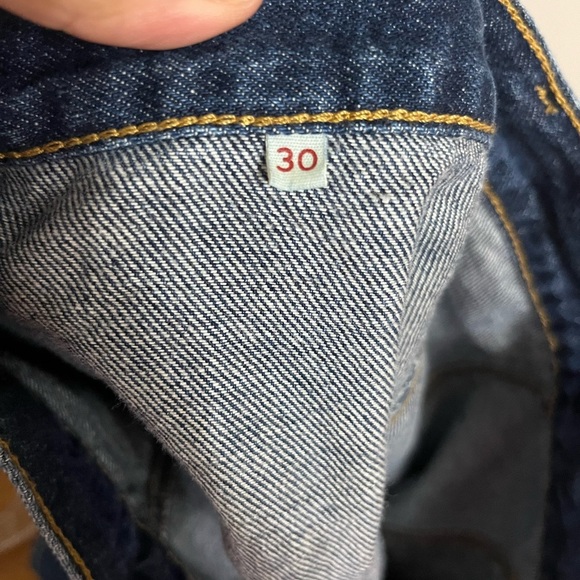 Levi’s Jean skirt button front A-line size 30 - Picture 5 of 6